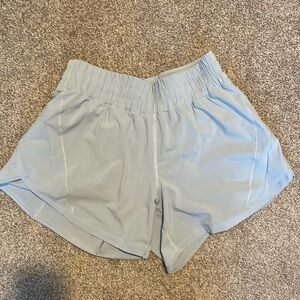 Lululemon Track that high rise lined shorts. Size 8